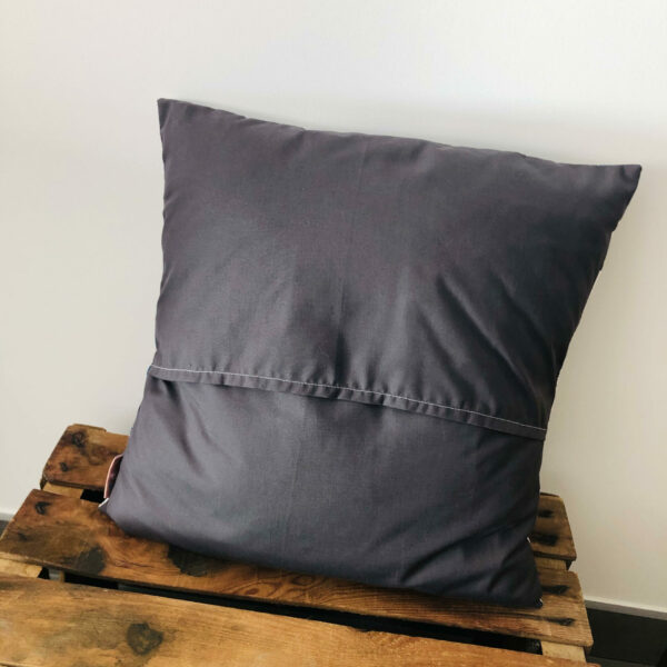 housse de coussin bleu
