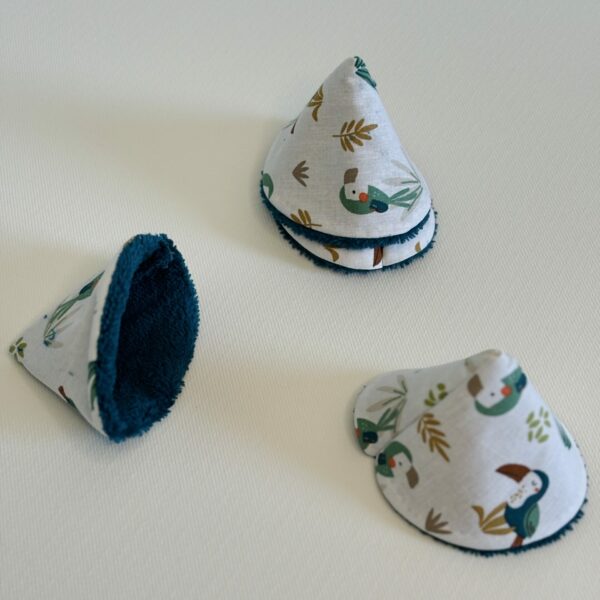 cache zizi en tissu avec motif toucan