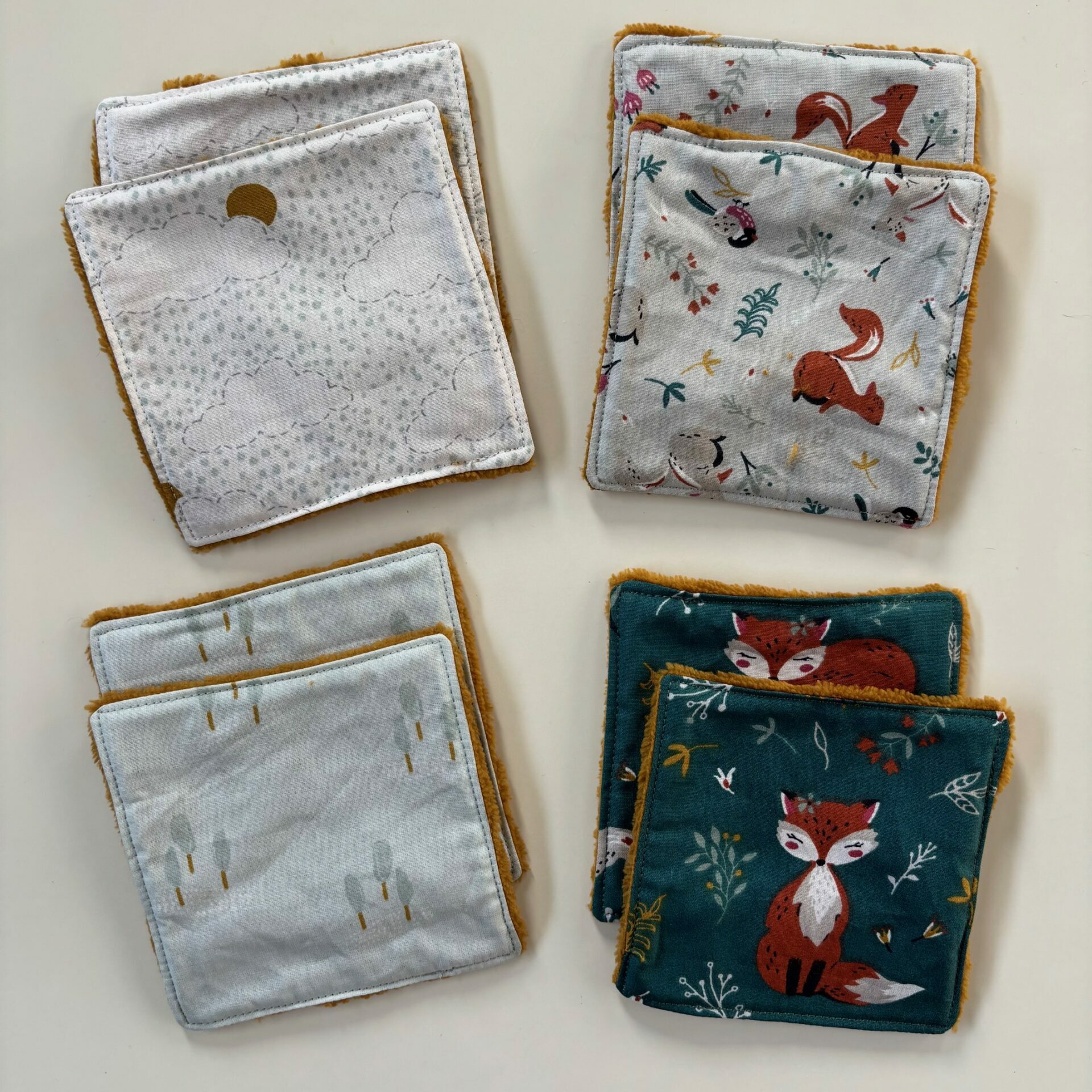 lingettes lavables lingettes lavables en tissu